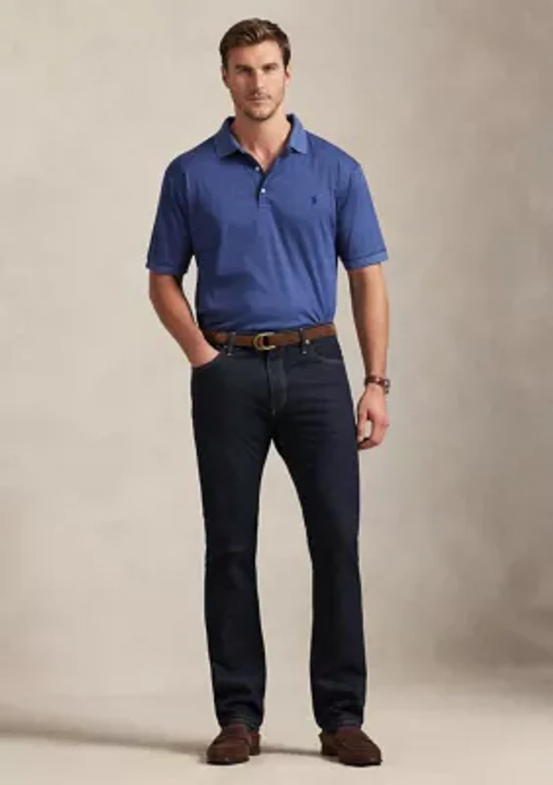 Big & Tall Glen Plaid Soft Cotton Polo Shirt