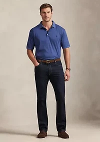 Big & Tall Glen Plaid Soft Cotton Polo Shirt