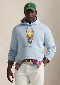 Big & Tall Polo Bear Garment-Dyed Fleece Hoodie