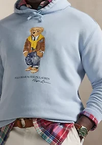 Big & Tall Polo Bear Garment-Dyed Fleece Hoodie