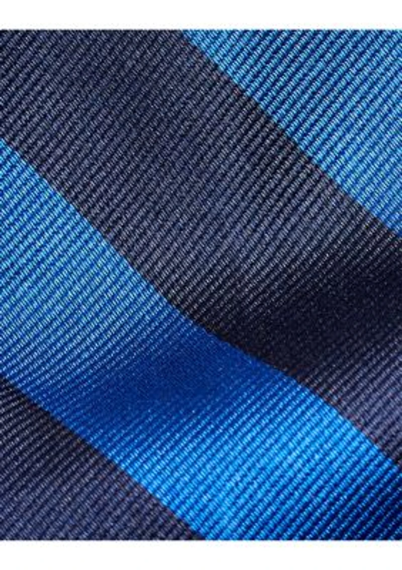 Striped Silk Repp Narrow Tie