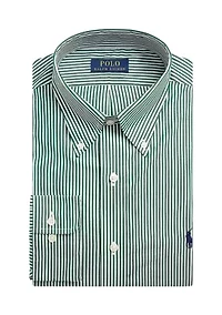 Classic Fit Striped Poplin Shirt