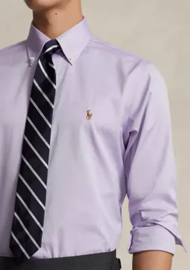 Classic Fit Striped Oxford Shirt