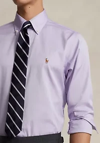 Classic Fit Striped Oxford Shirt