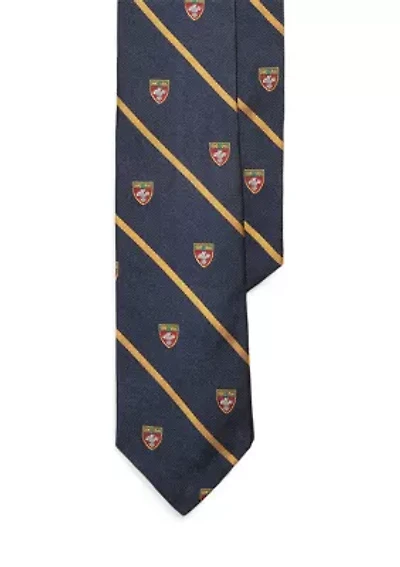 Striped Silk Narrow Club Tie