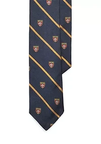 Striped Silk Narrow Club Tie