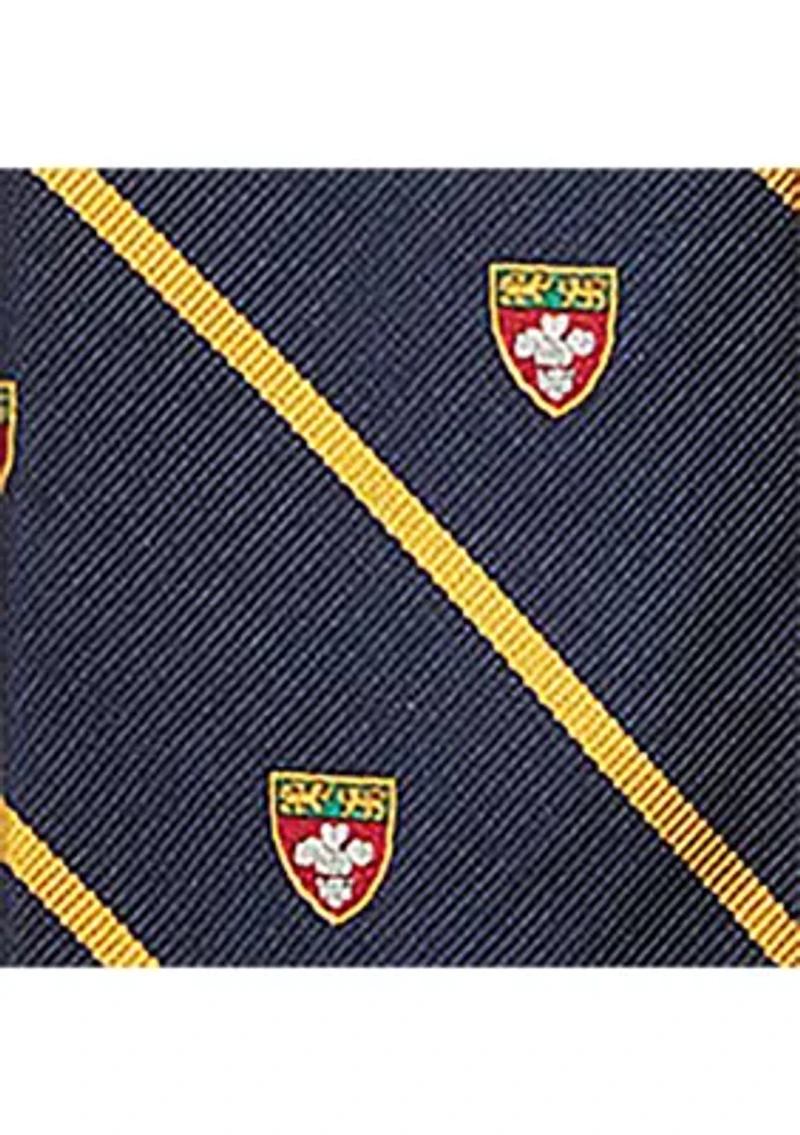 Striped Silk Narrow Club Tie