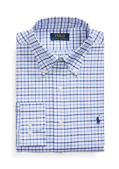 Classic Fit Plaid Oxford Shirt