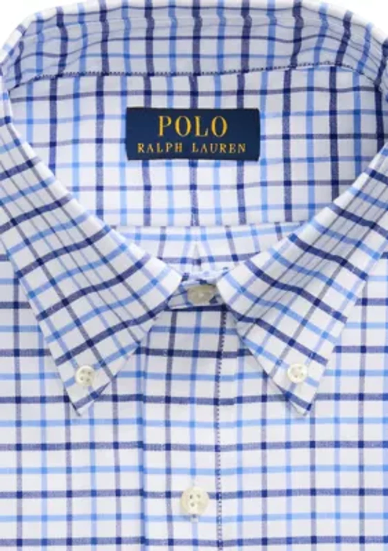 Classic Fit Plaid Oxford Shirt