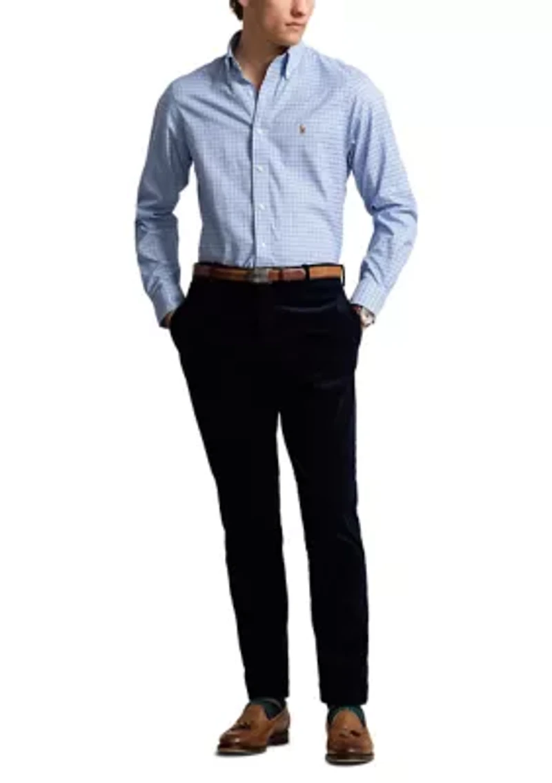 Classic Fit Check Pinpoint Oxford Shirt