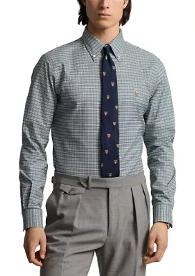 Classic Fit Check Pinpoint Oxford Shirt