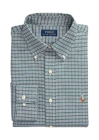 Classic Fit Check Pinpoint Oxford Shirt