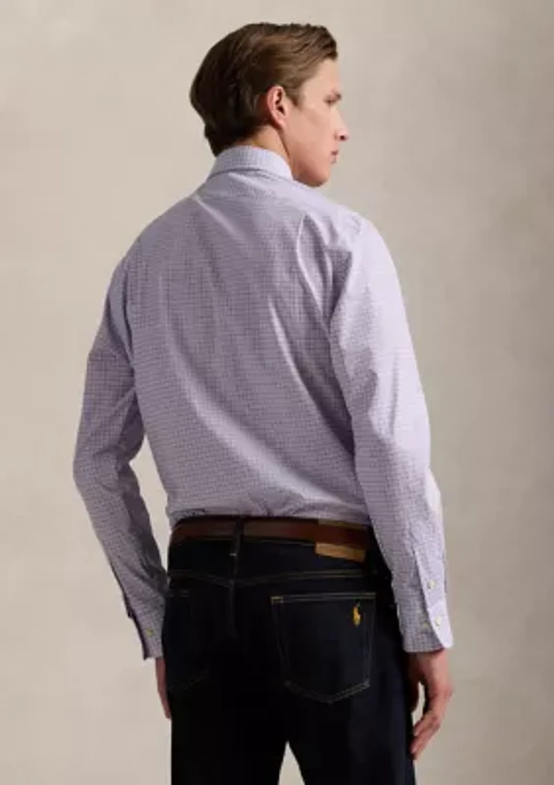 Classic Fit Tattersall Poplin Shirt