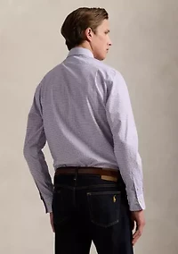 Classic Fit Tattersall Poplin Shirt