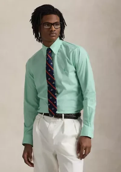 Classic Fit Gingham Poplin Shirt