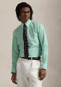 Classic Fit Gingham Poplin Shirt