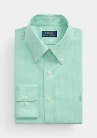 Classic Fit Gingham Poplin Shirt