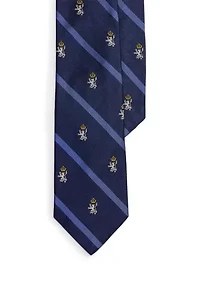 Striped Silk Repp Club Tie