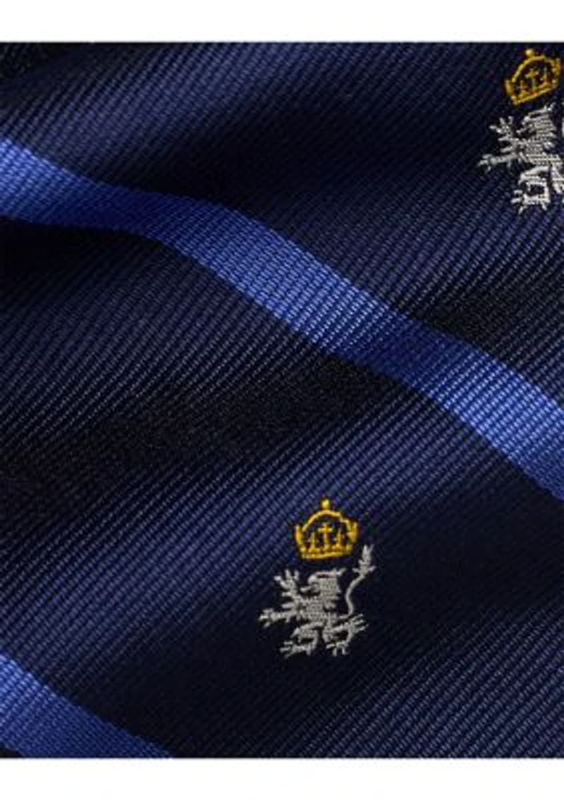 Striped Silk Repp Club Tie