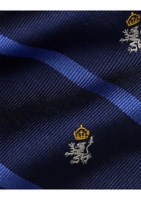 Striped Silk Repp Club Tie
