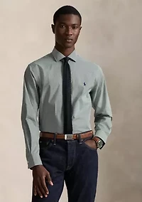 Classic Fit Tattersall Poplin Shirt