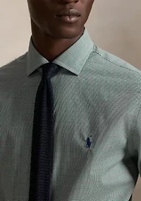 Classic Fit Tattersall Poplin Shirt