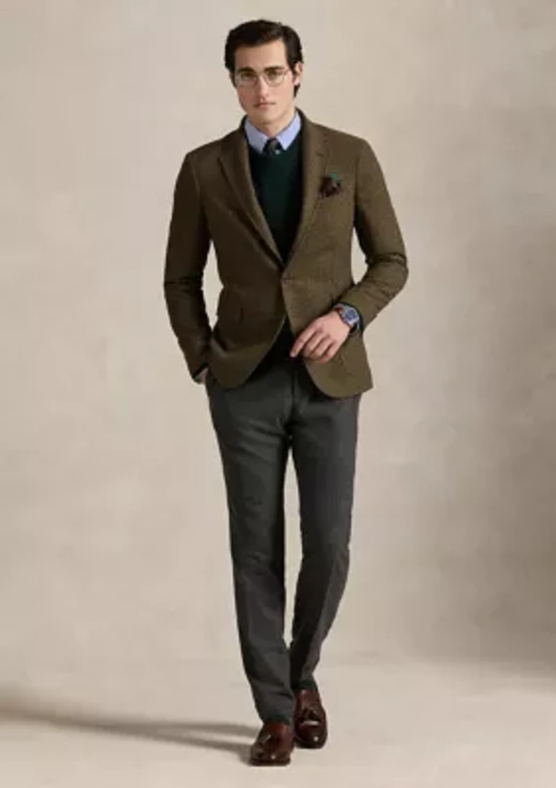 Polo Modern Plaid Wool-Blend Sport Coat