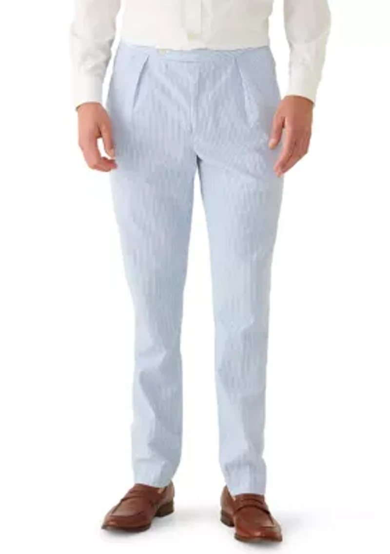 Men's Striped Seersucker Trouser