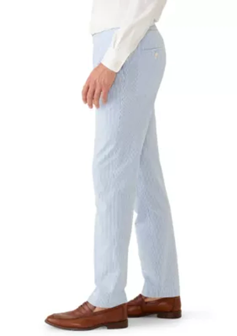 Men's Striped Seersucker Trouser