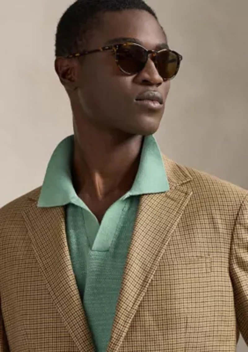 Modern Fit Plaid Sport Coat