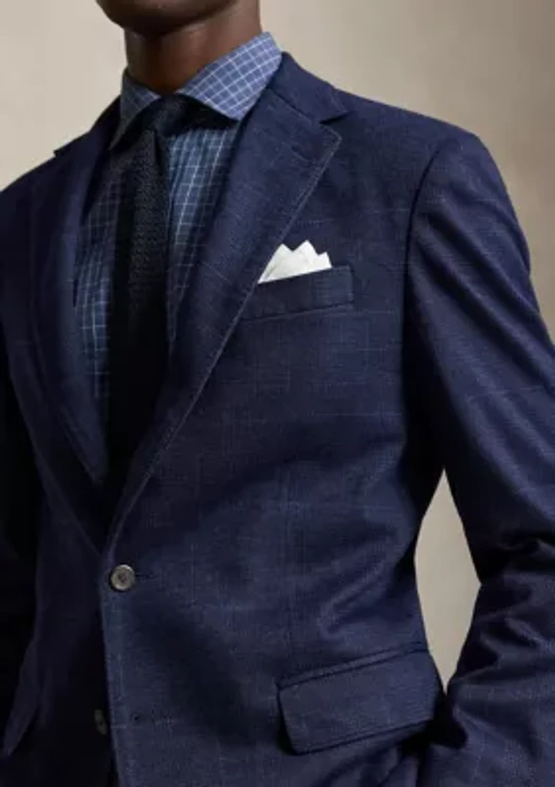 Polo Soft Modern Glen Plaid Sport Coat