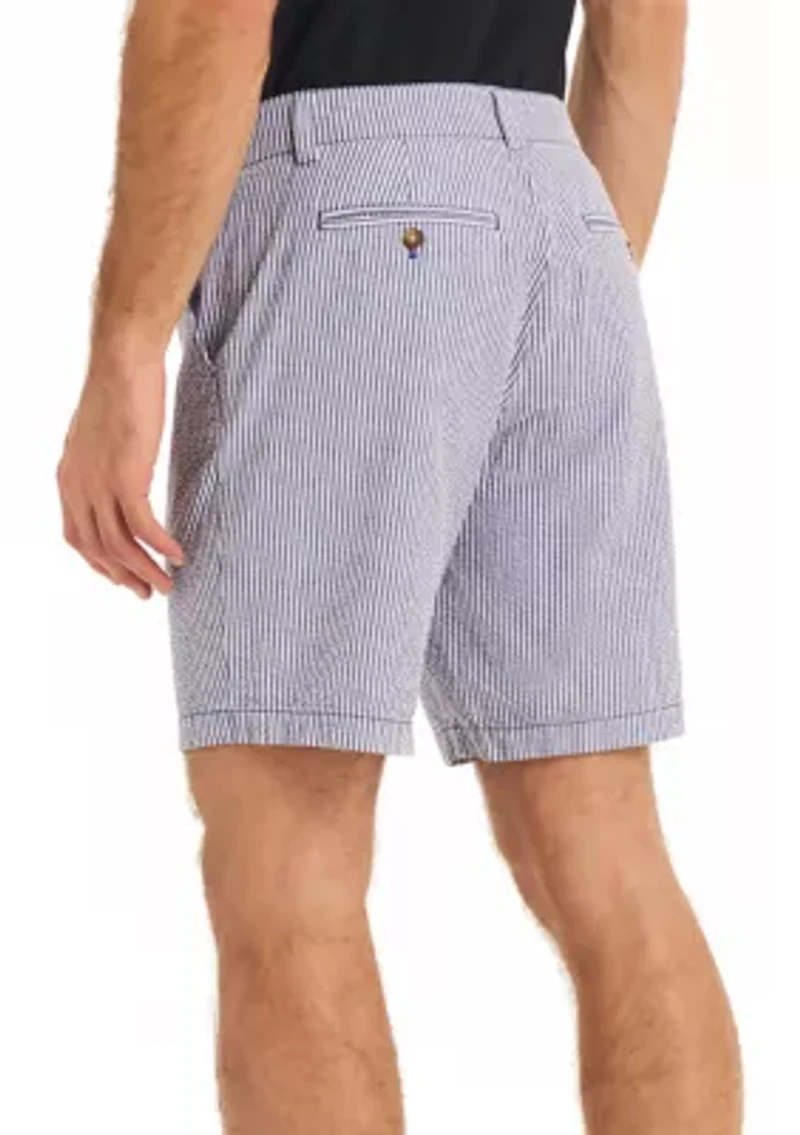 8.5" Seersucker Shorts