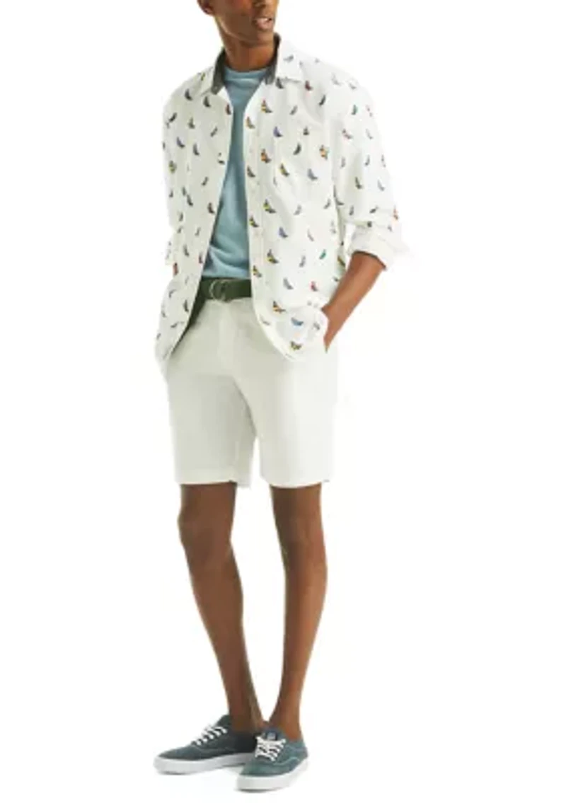 8.5" Linen Deck Shorts