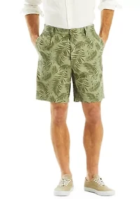 8.5" Linen Pleated Shorts