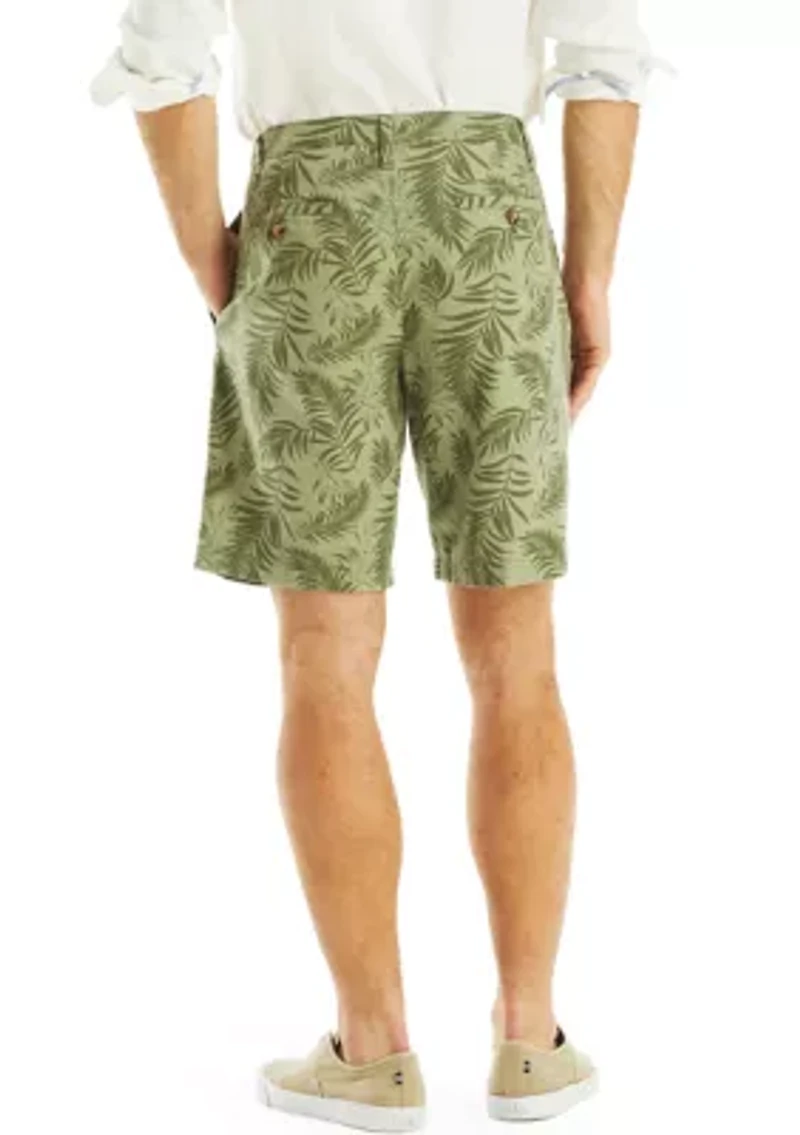 8.5" Linen Pleated Shorts