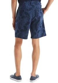 8.5" Linen Pleated Shorts