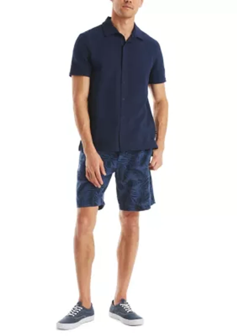 8.5" Linen Pleated Shorts