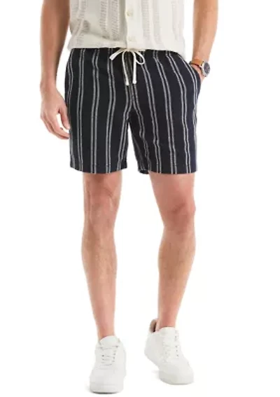 7" Striped Pull-On Shorts