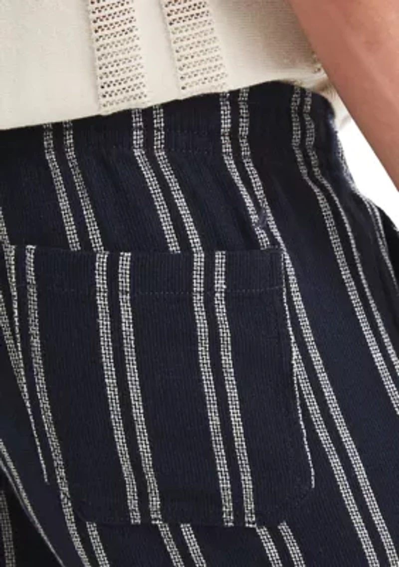 7" Striped Pull-On Shorts