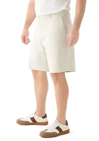 Big & Tall Anchor 8.5" Flat Front Deck Shorts