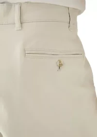 Big & Tall Anchor 8.5" Flat Front Deck Shorts