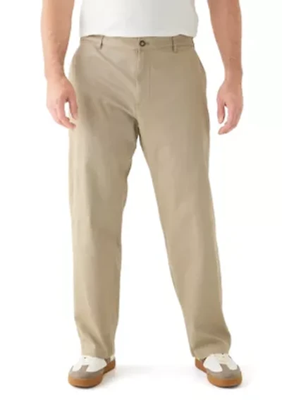 Big & Tall Anchor Classic Flat Front Deck Pants