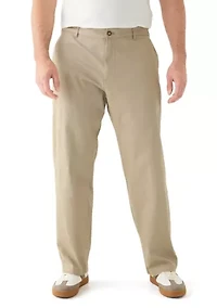 Big & Tall Anchor Classic Flat Front Deck Pants