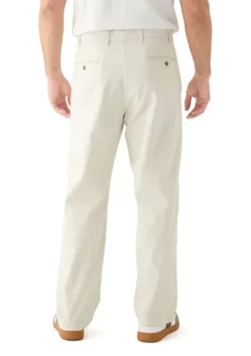 Big & Tall Anchor Classic Flat Front Deck Pants
