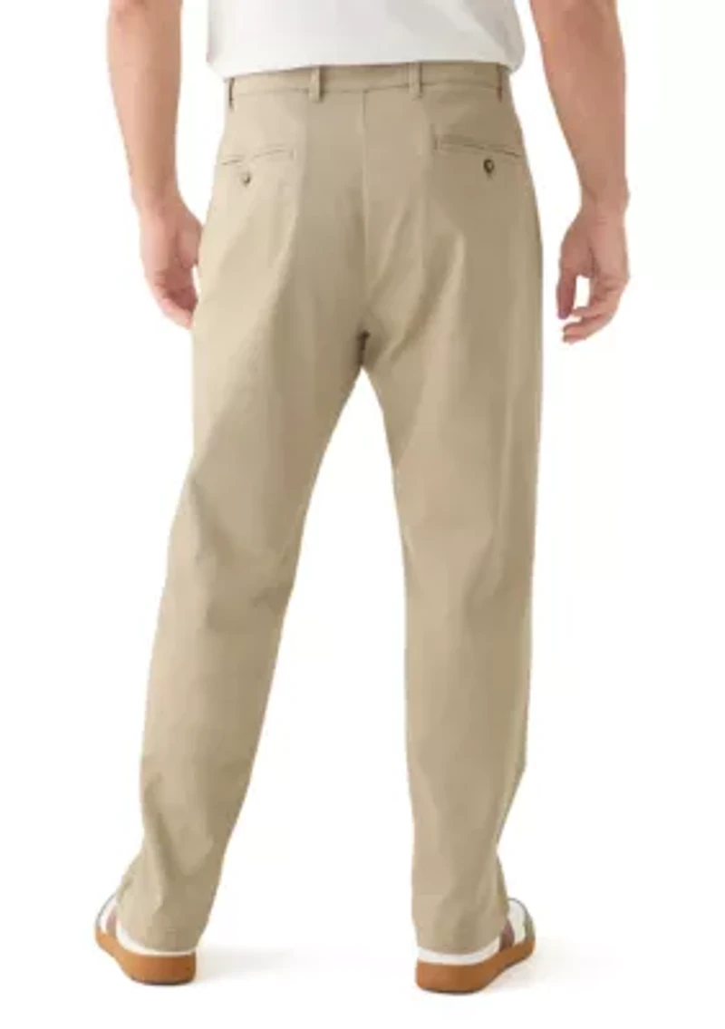 Big & Tall Anchor Classic Flat Front Deck Pants