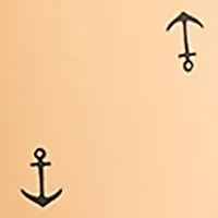 Big & Tall Anchor Print Quick Dry Swim Shorts