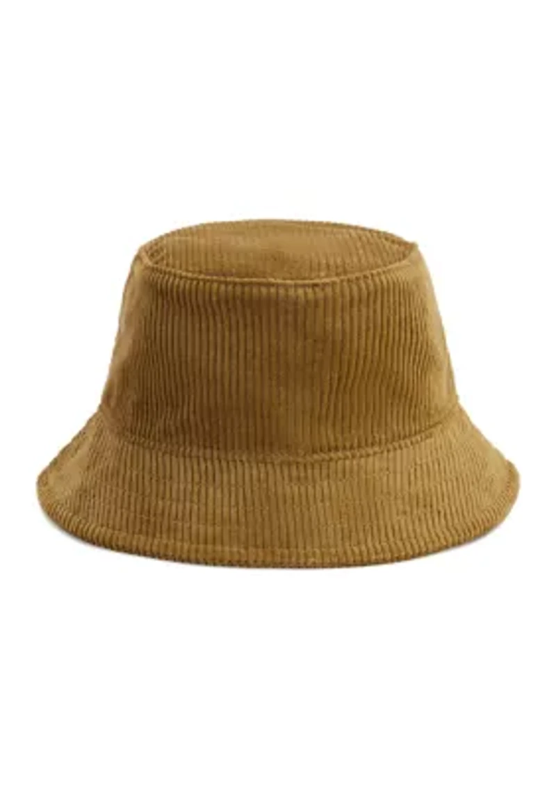Stretch Corduroy Bucket Hat