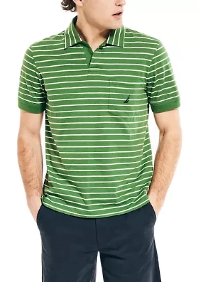 Sustainably Crafted Striped Polo Shirt