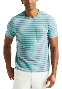 Jeans Co. Striped Crew Neck T-Shirt