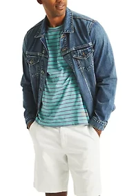 Jeans Co. Striped Crew Neck T-Shirt